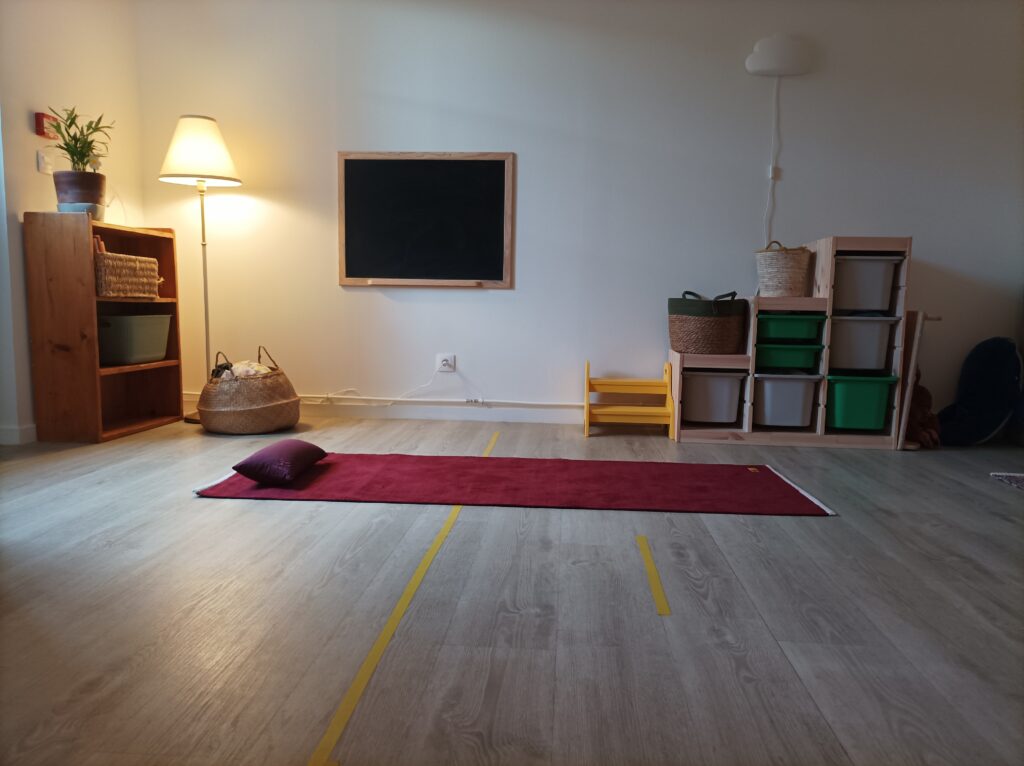 Intérieur du cabinet de psychomotricité